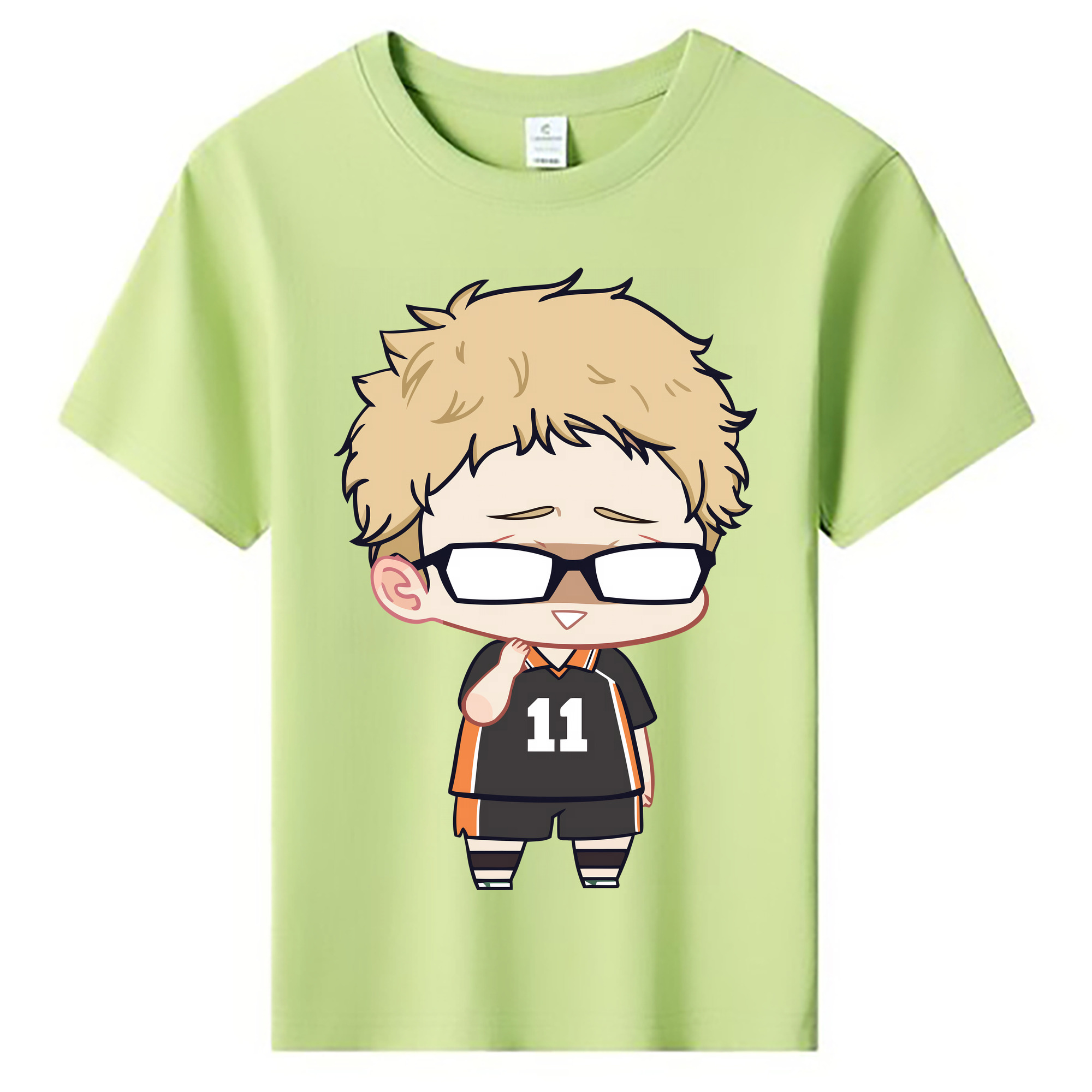 （画像用） ハイキュー!! Haikyu!! 綿100％キッズTシャツ（フロントプリント）